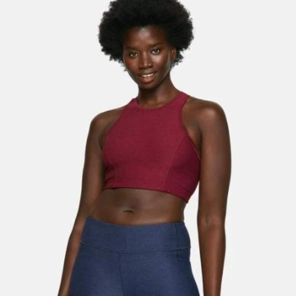 Outdoor Voices Athena Crop Top Bra Red Size S